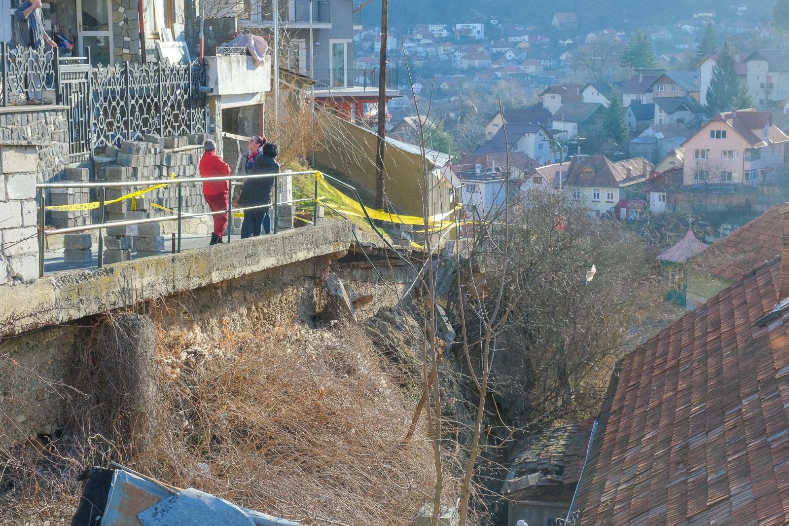 Lucrări la infrastructura stradală str. Traian Moșoiu