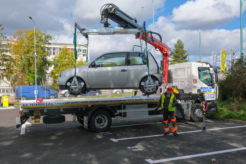 Amenajare platformă depozitare mașini parcate ilegal și înființare serviciu ridicări auto