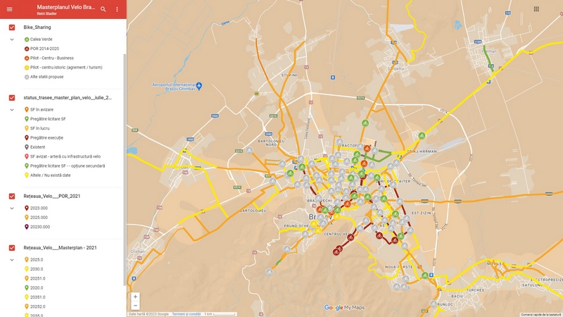 Dezvoltare rețea de mobilitate urbană, integrata și conectată prin soluții de transport ecologic în Municipiul Brasov